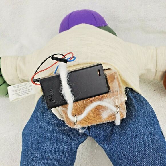 Vintage LSU Singing Frog Croaking Fight Song Team Toad Tigers Plush SEE VIDEO - Picture 8 of 11